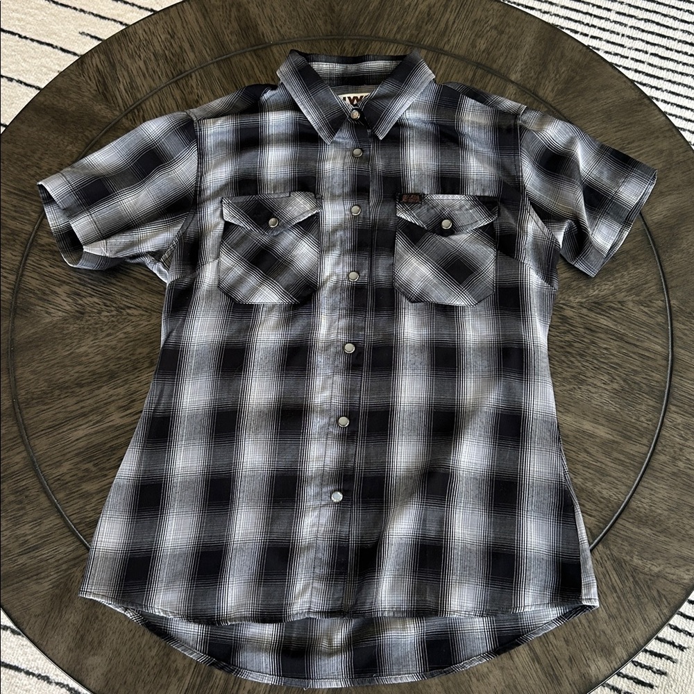 Dixxon Snap Up Bamboo Blend Shirt Size Medium